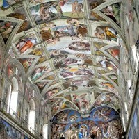 Genesis Fresco by Michelangelo