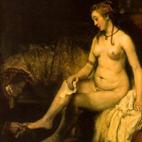 Bathsheba Holding King David's Letter by Rembrandt