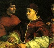 Pope Leo X with Cardinals by Raphael